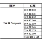 Tee Compress HDPE / Tee Compress HDPE 2