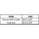 Ferule Cutter Pipe End HDPE  2